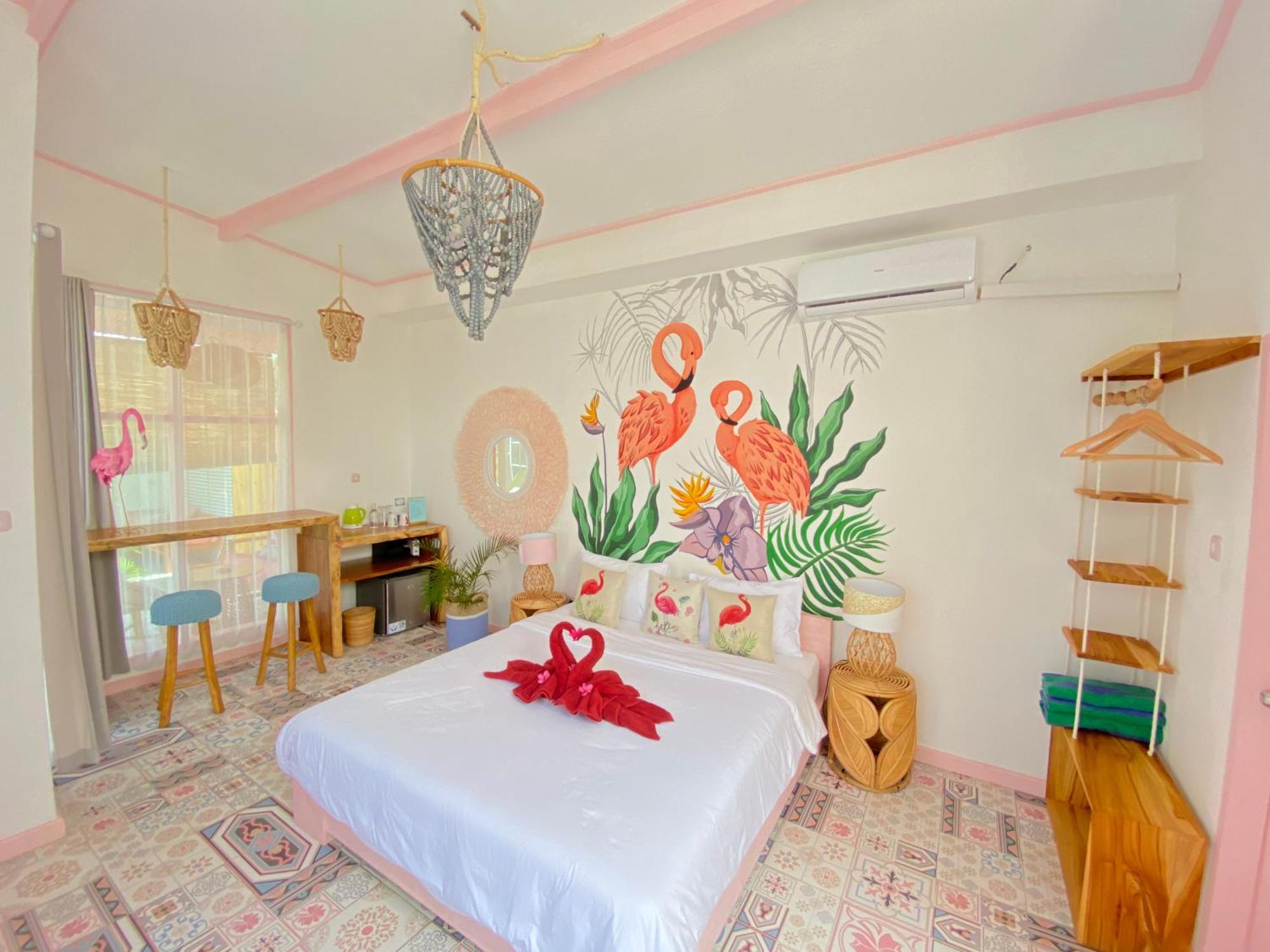 Flamingo Hotell Gili Trawangan Rom bilde