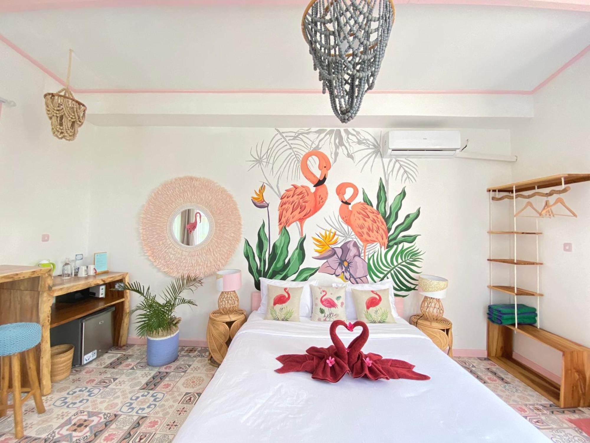 Flamingo Hotell Gili Trawangan Rom bilde