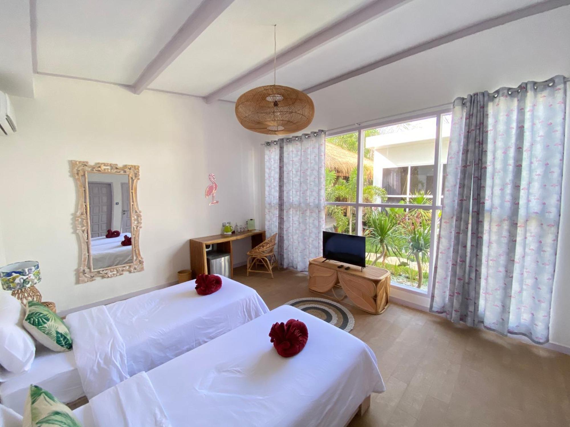 Flamingo Hotell Gili Trawangan Rom bilde