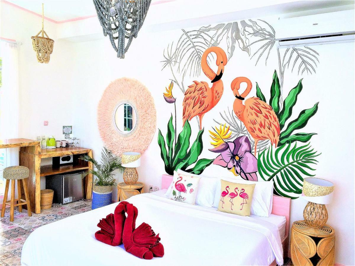Flamingo Hotell Gili Trawangan Eksteriør bilde